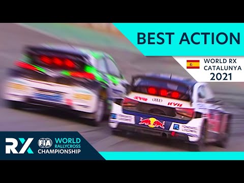 Best Rallycross Action - World RX of Catalunya 2021 with Crashes, Battles, Jumps and Passes.