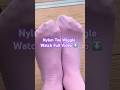 Closeup Baby Pink Reinforced Toes Tights Barbie Nylons Stockings Pantyhose Soles Toes Legs Review