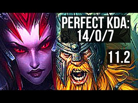 ELISE vs OLAF (JUNGLE) | 14/0/7, Rank 2 Elise, Rank 4, Legendary | TR Challenger | v11.2