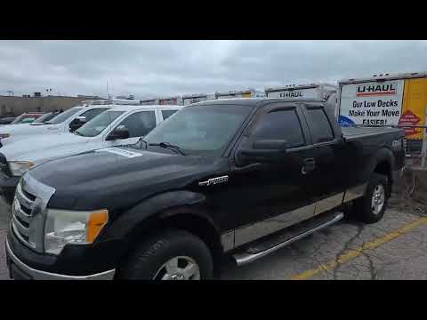 2011 Ford F-150 4WD SuperCab Styleside 6-1/2 Ft Box XLT in Black for sale at Kitchener Chrysler Dodge Jeep Ram in Kitchener, ON