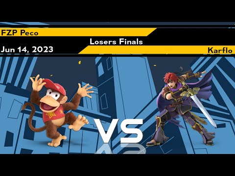 Xeno297 Losers Finals - Peco (Diddy) vs Karflo (Roy) - Super Smash Bros Ultimate