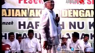 Gus Mus ; KH Mustofa bisri ; Rois Syuriah PBNU ; Tausiah Ke NU an di Harlah NU