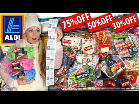 Wow! EVERYTHING was DISCOUNTED at our END OF YEAR FOOD SHOP! Super cheap ALDI haul!