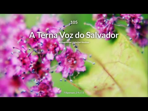 Hinário Adventista • Hino 105 - A Terna Voz do Salvador