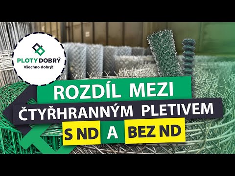 Rozdíl mezi čtyřhranným pletivem s napínacím drátem a bez napínacího drátu l Ploty Dobrý