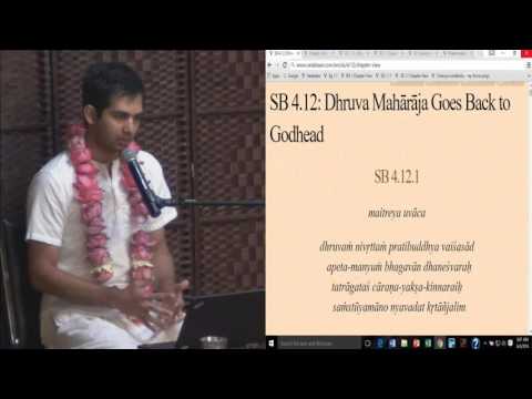 Discourse on SB 4.12 Dhruva Maharaj Goes Back to Godhead by HG Krishna Caitanyananda Prabhu 06-04-16