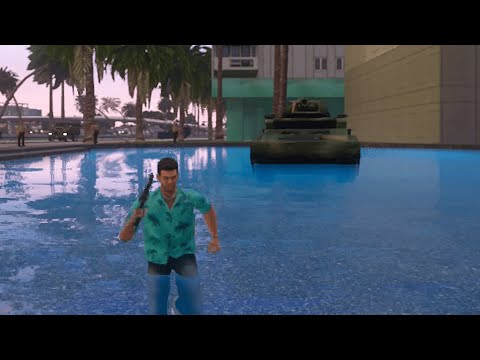GTA Vice City: Definitive Edition (Switch) Free-Roam Gameplay