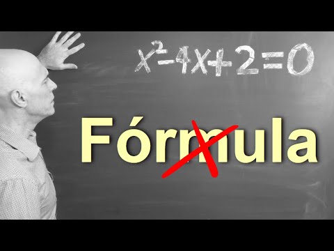ECUACIÓN DE SEGUNDO GRADO SIN FÓRMULA