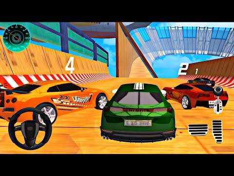 Crazy Car game GT Ramp Car Stunts Racing - Impossible Master Mega Ramp Car