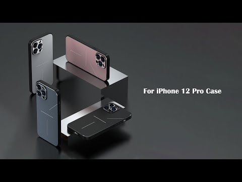 For iPhone 12 Pro R-JUST RJ-52 3-Line Style Metal TPU Shockproof Protective Case