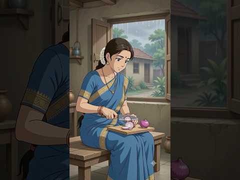 Fresh Paneer Butter Masala & Naan on a Rainy Day 🌧️🍛 | Village Cooking #ghiblistyle #asmr #shorts