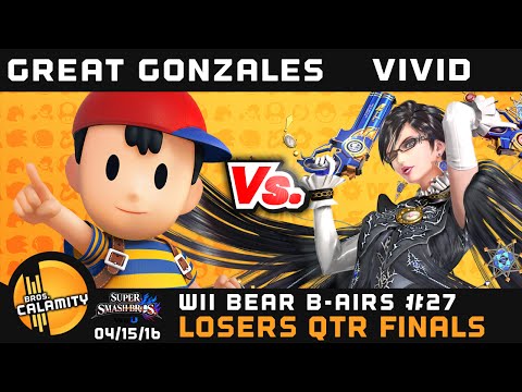 WBB #27 | ECG Vivid (Bayonetta) vs The Great Gonzales (Ness) - Losers Qtr Finals - Sm4sh Singles