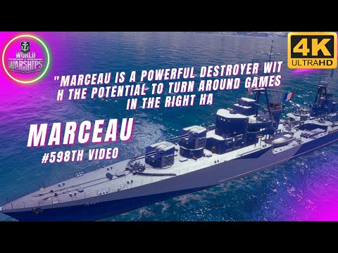 The Unstoppable HUNTER : Dominate the Battles with Destroyer MARCEAU World of Warships #gaming