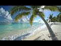 FOCUS French Polynesia Vibe Ocean Sounds Sleep Study 12 Hours 4K