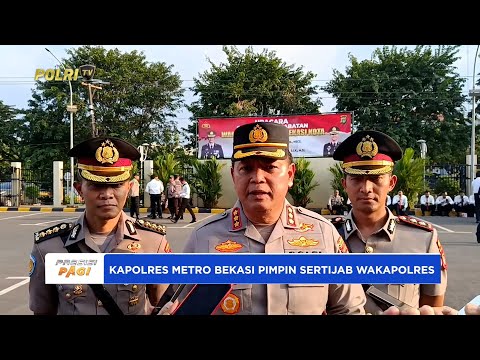 KAPOLRES METRO BEKASI KOTA PIMPIN SERTIJAB WAKAPOLRES
