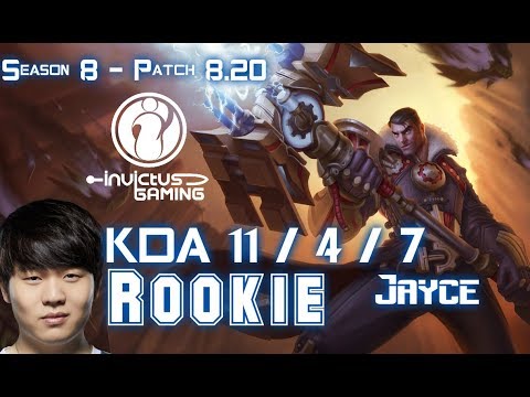 IG Rookie JAYCE vs KARTHUS Mid - Patch 8.20 KR Ranked