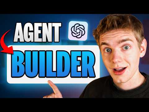 KI-Agent erstellen in 8 min! Der NEUE Agent Builder ist KRANK!