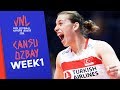 Cansu Ozbay best Plays | #VNLWomen Week 1! | Volleyball Nations League 2019
