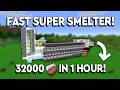 BESTE EINFACHE Super Schmelzofen Minecraft Tutorial Unendlicher Brennstoff