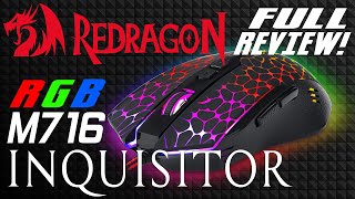 Video thumbnail for UNBOXING & REVIEW: REDRAGON INQUISITOR M716 Gaming Mouse FULL REVIEW! by INFITEK