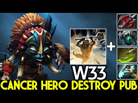 W33 [Meepo] Pro Pick Most Cancer Hero Destroy Pub Game Dota 2