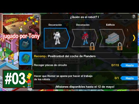 Los Simpson Springfield "Robots'21: Cap. 3 - ¿Quién es el robot?" por Tony