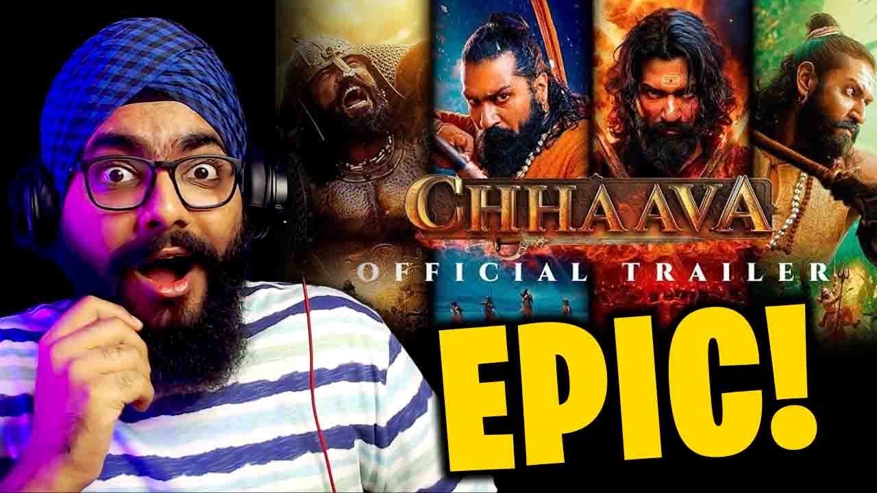 Chhaava Trailer REACTION | Vicky Kaushal