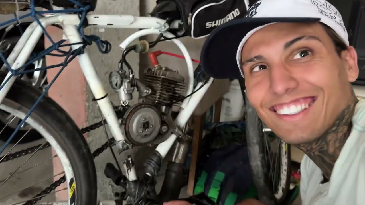 CUPIM DE FERRO COMEU A BICICLETA QUE GANHOU DO SEGUIDOR 