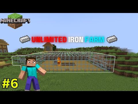 Unlimited Iron Farm - 300+ Ingot/Hour in Hindi