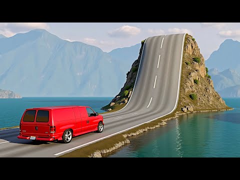 Cars vs Giant Bulge Challenge #5 in BeamNG Drive!