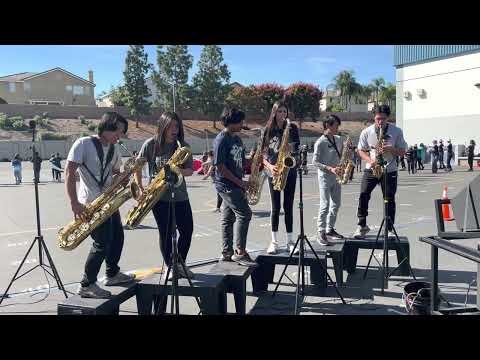 Chino Hills HS 2022 Sax Sextet feature, "All The World's A Stage"