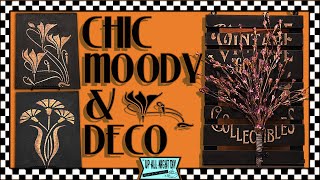 VINTAGE CHIC SPRING DECOR / FLOWER PALOOZA / ART DECO