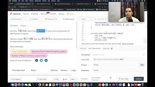 YouTube video 'Leetcode 473 Matchsticks to Square | Coding Decoded SDE Revision Sheet'
