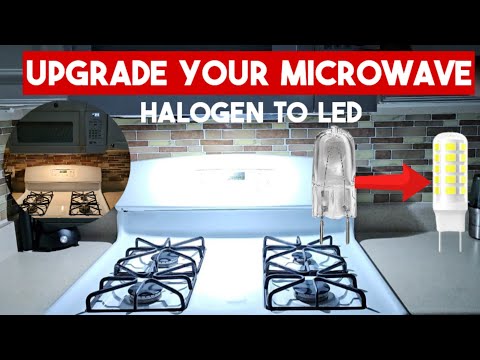 How to Replace Microwave Halogen Bulb to LED Bulb | Brighter & Energy-Efficient
