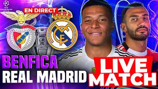 🔴 BENFICA - REAL MADRID LIVE /🏆LIGUE DES CHAMPIONS BARRAGES /🚨Champions league ucl / REVANCHE ?