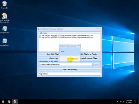 XML To JSON Converter Software