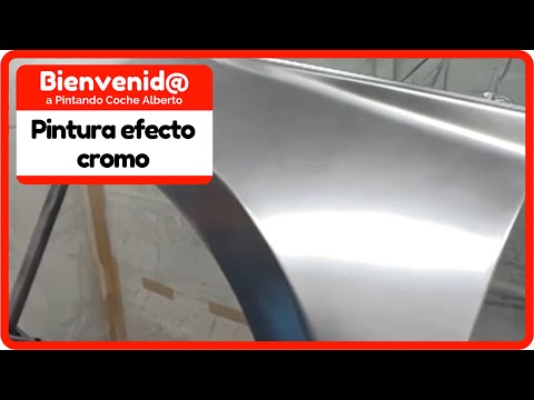 How to apply chrome effect paint