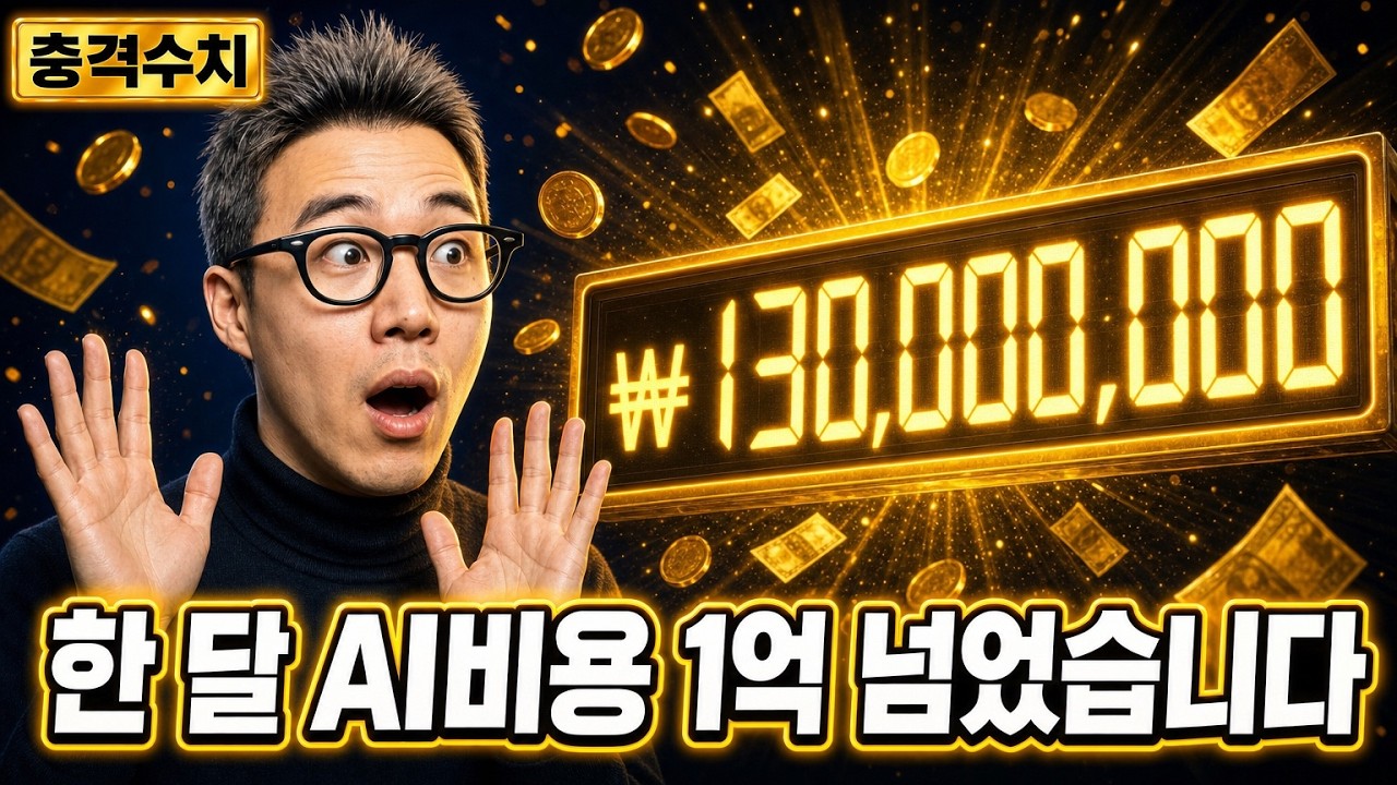 한 달 토큰비용 1억, 팀장 자리 곧 사라집니다 — Claude Code 기반 AI 네이티브 조직 전환 영상 썸네일