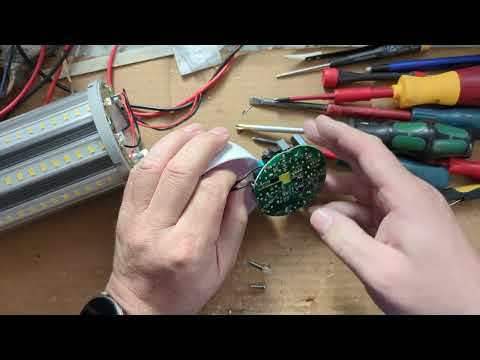 45Watt LED Retrofit Leuchtmittel verschrottet.