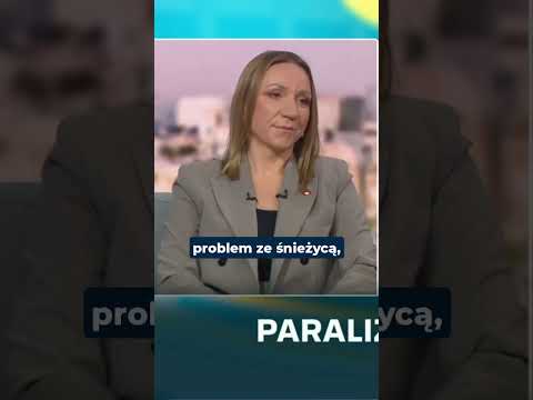 Koalicja Tuska próbuje zrzucić winę za dramatyczne korki przy śnieżycach na kierowców! 🤡 #shorts