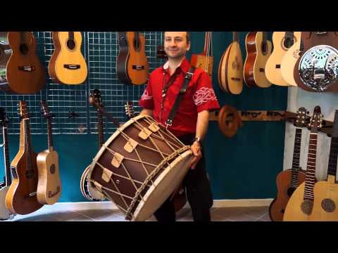 Tupan / Davul  mit haarigem Fell / hairy skin