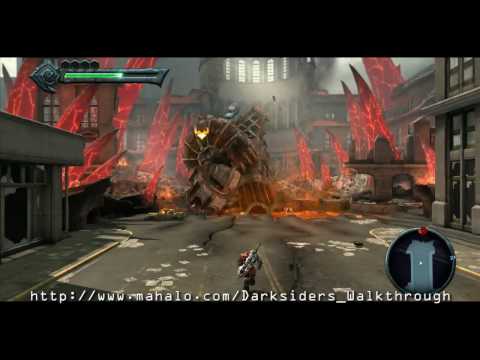 Darksiders Walkthrough - Prologue - Straga Boss Fight