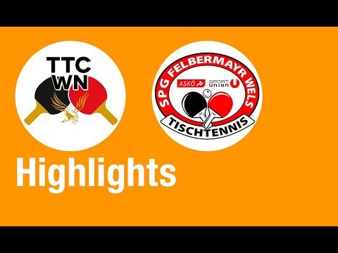 Tischtennis Cup Highlights // SolexConsult TTC Wiener Neustadt – SPG Felbermayr Wels (2023)