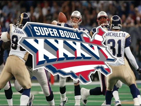 Super Bowl XXXVI: Adam Vinatieri kicks 48-yard field goal to give the Patriots their first ring.