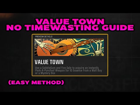 "Value Town" Challenge Guide - No Timewasting
