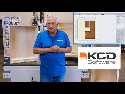 KCD Cabinetry Software Sample Cutting with ShopSabre CNC Router!video thumb