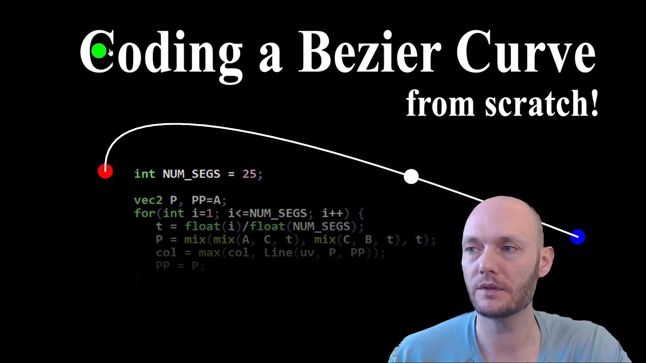 Coding a Bezier curve from scratch!