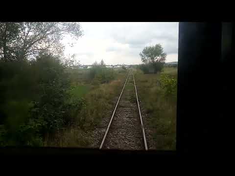 Vagon view prin Rădăuți cu Trenul R5625 Suceava-Putna 31.08.2022