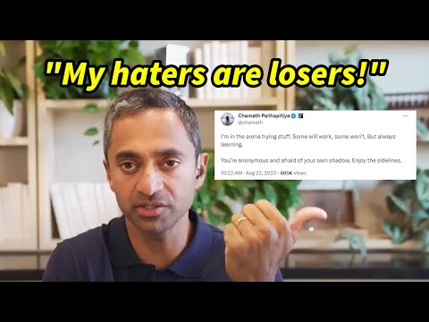 Chamath talks about his "Man in the Arena" Tweet!