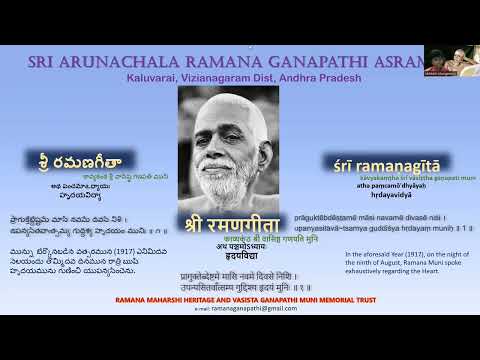 127th Advent to Arunachala -   Ohio Sri Ramana Maharshi Satsang Group
